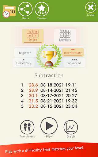 Pengiraan mental (Matematik) screenshot 12