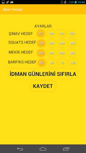 No Equipment Workout Planner (Spor Hocasi) screenshot 7
