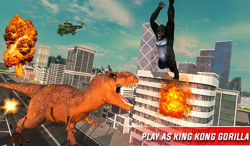 Monster Dino Vs King Kong-City Rampage Simulator screenshot 12
