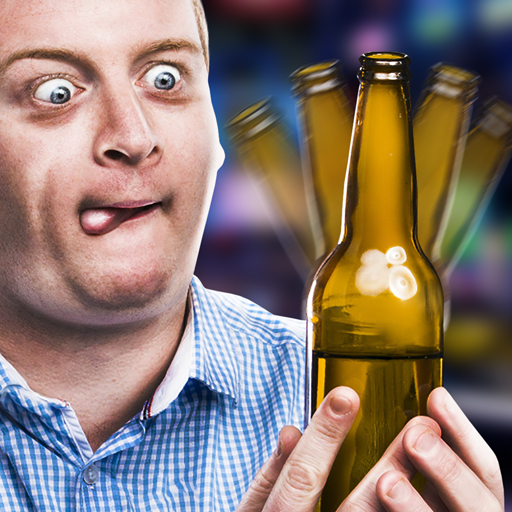 Vision drunk man - prank filter camera simulator أيقونة