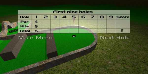 Mini Golf 3D स्क्रीनशॉट 3