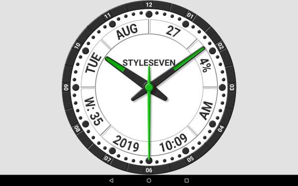 Informative Analog Clock Live Wallpaper-7 screenshot 10