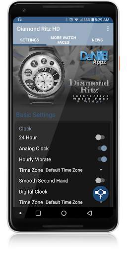 Diamond Ritz HD Watch Face Widget & Live Wallpaper screenshot 5