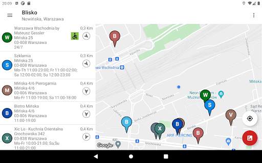 Lokalizator restauracji screenshot 5