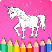 Unicorn Coloring Book of Kids logo