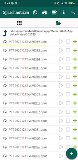 Sprachnachrichten für Whatsapp screenshot 2