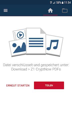 Z1 CryptNow – Dateien verschlüsseln und teilen screenshot 4