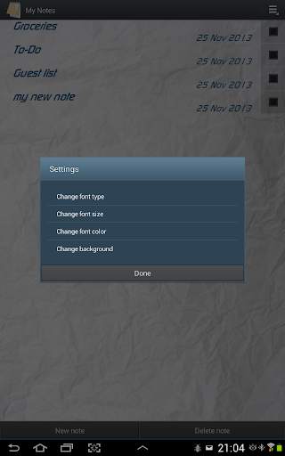 My Notes Free screenshot 2