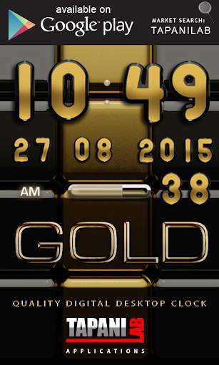 Next Launcher Theme black gold screenshot 5