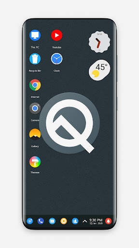 Q theme for Computer Launcher screenshot 6