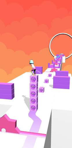 Surfer Boy On Cube 3D screenshot 3