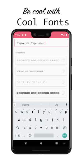 Simple Fonts for instagram screenshot 1