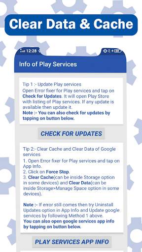 Play Services Info (Update) 2021 Fix (Errors) Help screenshot 7