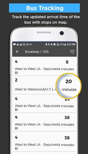 Los Angeles Metro Bus and Train Tracker screenshot 2