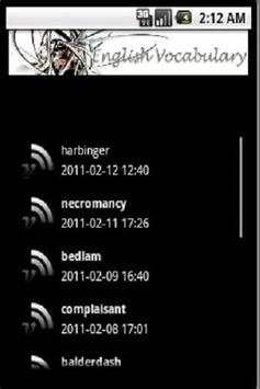 English Vocabulary screenshot 2