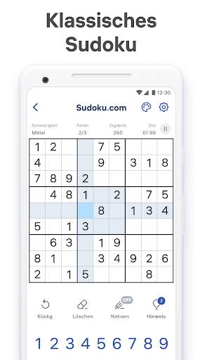 Sudoku.com: klassisches Sudoku screenshot 1