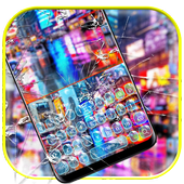 Colorful Broken Glass Keyboard Theme icon