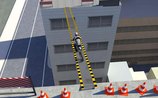 Bike Racing On Roof screenshot 2