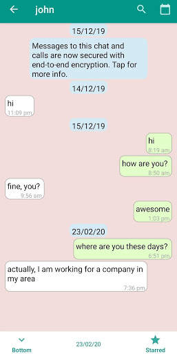 ChatReader : Read Exported Whatsapp chat screenshot 1