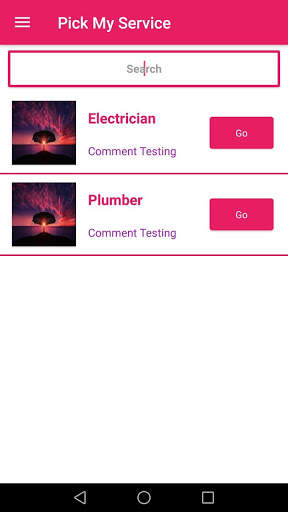 PICK MY SERVICE screenshot 2