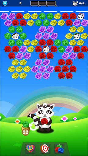 Panda Shooter Rose -New Rose Garden Blossom Crush screenshot 4