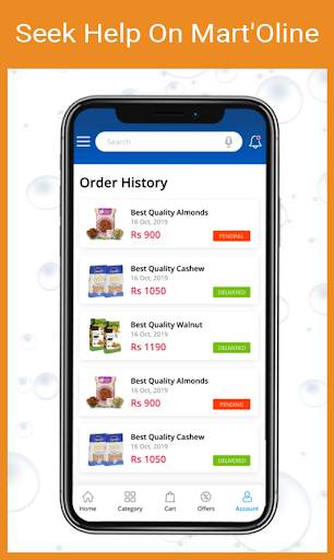 MartOline - Buy Online Products from Nearby Shop screenshot 2