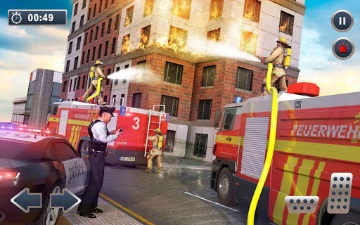 Firefighter Truck Rescue Games screenshot 4