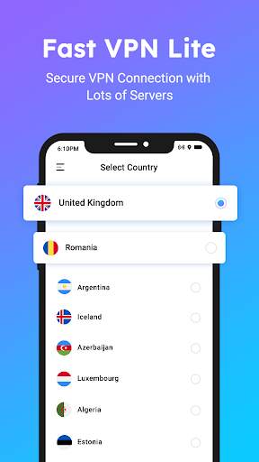 Turbo Fast VPN Lite –VPN Proxy screenshot 2
