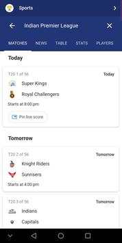 CRICKET KEEDA-THE LIVE SCORE APP screenshot 2