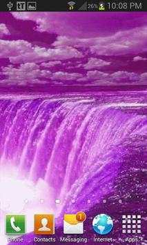 Purple Fall Live Wallpaper screenshot 1