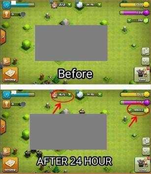Easy hack for coc app (Prank) screenshot 1