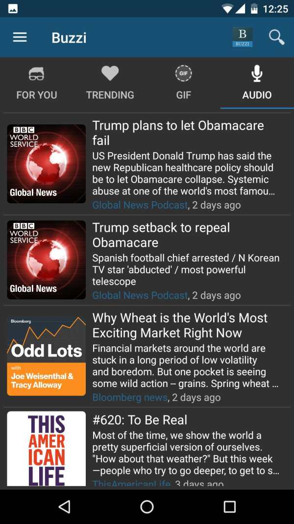 Buzzi screenshot 3