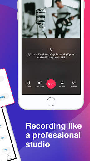 Hakara - Sing karaoke Vietnam, voice recorder screenshot 2