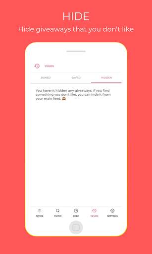 Giveaway App - Win products for free screenshot 8
