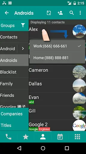 DW Contacts & Phone & SMS 3 تصوير الشاشة