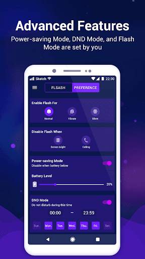 Flash call-flashlight on Call and SMS screenshot 6