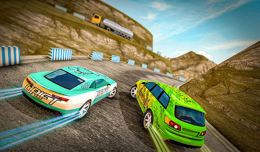 enchaîné voiture jeux course screenshot 2