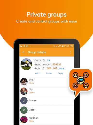 Stars Messenger Kids Safe Chat screenshot 9