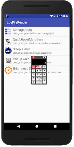 Popup Calc screenshot 1