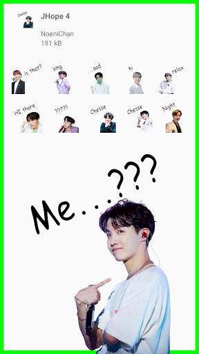 JHope BTS Stickers for WhatsApp screenshot 1
