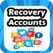 Recover lost Accounts - password & email 1.0