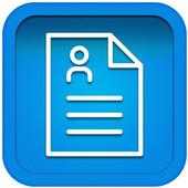 Resume for job-CV maker,resume writing icon