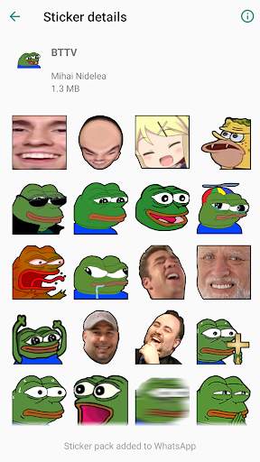 Stickers Emotes from Twitch for WhatsApp screenshot 3