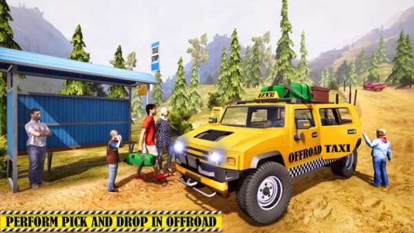 Offroad Taxi Simulator 2019: Mountain Car Driving screenshot 7