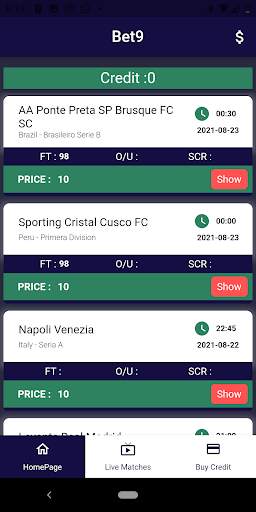 Bet9 - Betting Tips, Livescores, Stats & Odds screenshot 1