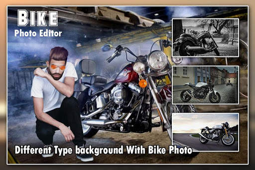 Bike Photo Frame : Cut Paste Editor screenshot 3