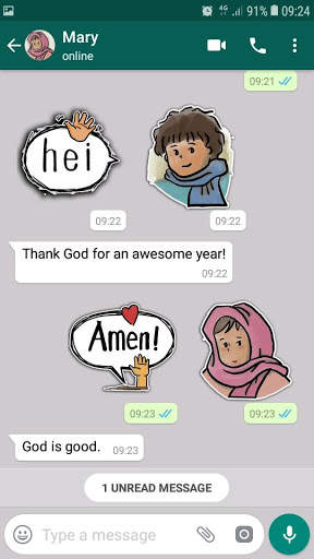 Words give Life - Christian Stickers for WhatsApp screenshot 3