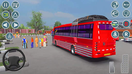 Euro Bus Driving Bus Game 3D screenshot 2