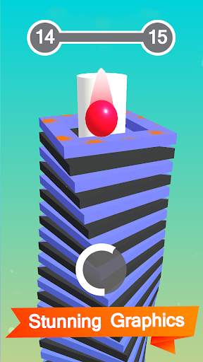 Twist Ball Stack Breaker Crush : Stack Game 3D screenshot 2