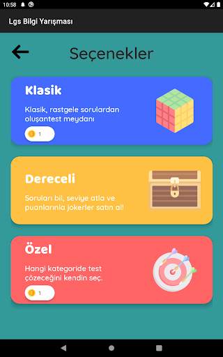 8. Sınıf Bilgi Yarışması & Sohbet Lgs Test Çöz screenshot 11